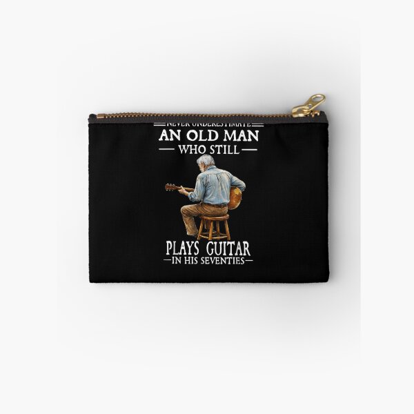 Item preview, Never Underestimate An Old Man Who Still Plays Guitar In His Seventies designed and sold by krystalRomanart.