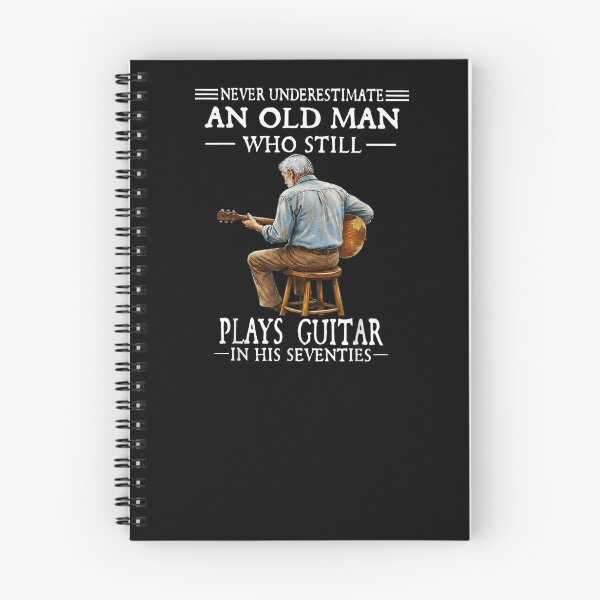 Item preview, Never Underestimate An Old Man Who Still Plays Guitar In His Seventies designed and sold by krystalRomanart.
