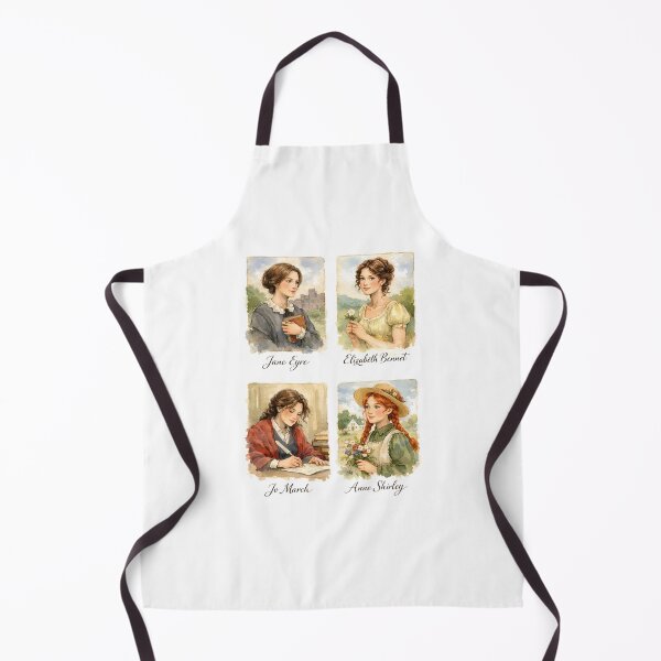 Item preview, Jane Eyre, Elizabeth Bennet, Jo March, Anne Shirley designed and sold by The Painted Topaz.