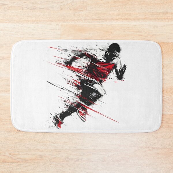 Item preview, Marathon runner art designed and sold by Retro Whimsy.
