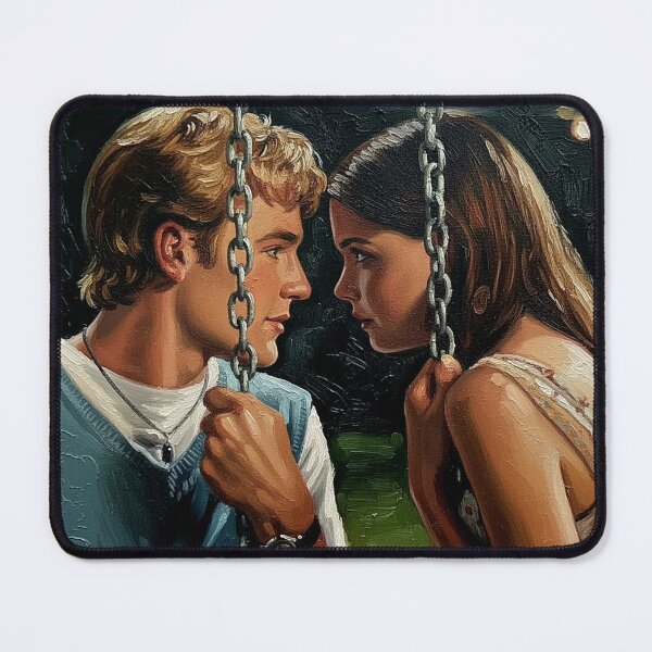 Item preview, Midnight Confessions: Dawson and Joey Nostalgic Swing Portrait designed and sold by Art's Diner.