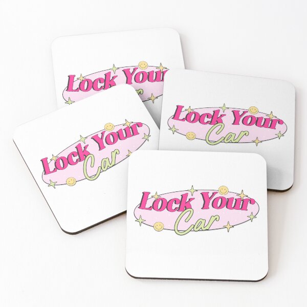 Item preview, lock your car - cute reminder quote designed and sold by JinxyArtistry.