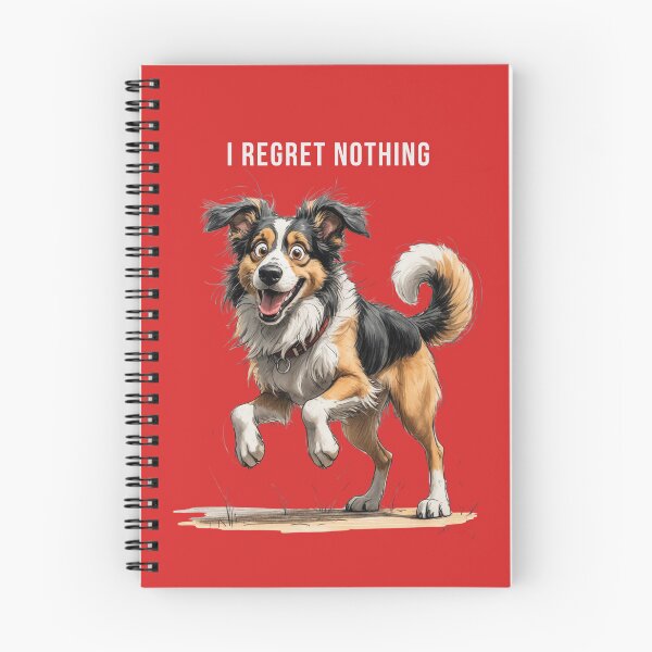 Item preview, I Regret Nothing – Scruffy Dog Illustration designed and sold by PAPIRO SIGLO XXI.