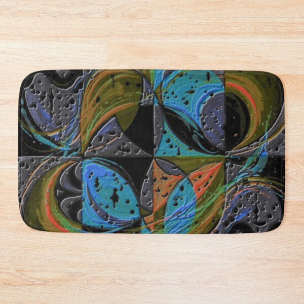 Item preview, zodiac energy dark wheel colorful geometric abstract design designed and sold by SmashingDeals.
