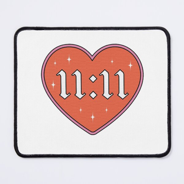 Item preview, Angel Number 11:11 Manifestation Heart designed and sold by JinxyArtistry.
