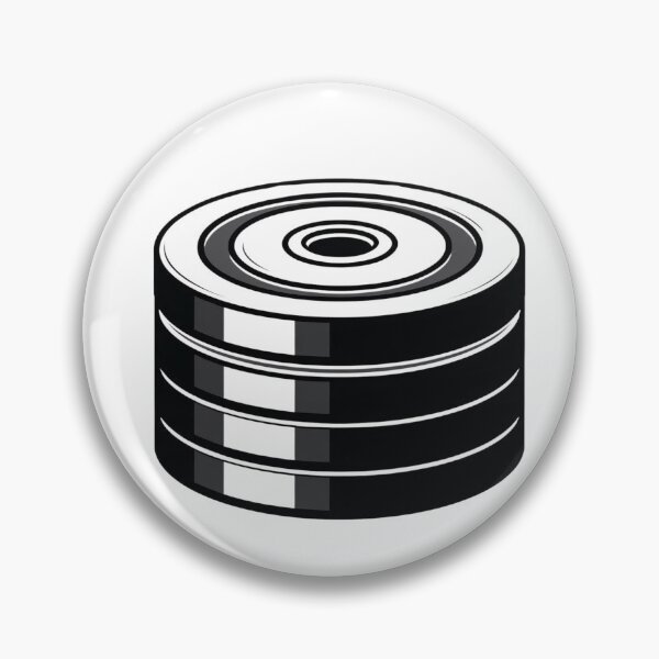 Item preview, Weight Plates Stack Gym Fitness Icon Design designed and sold by Katzpy.