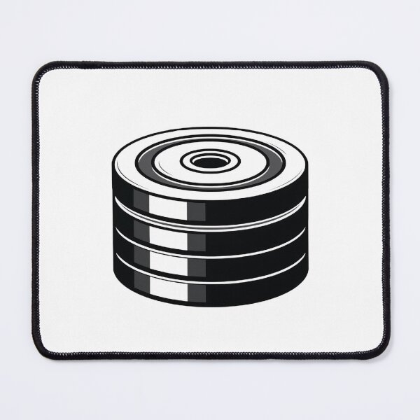 Item preview, Weight Plates Stack Gym Fitness Icon Design designed and sold by Katzpy.