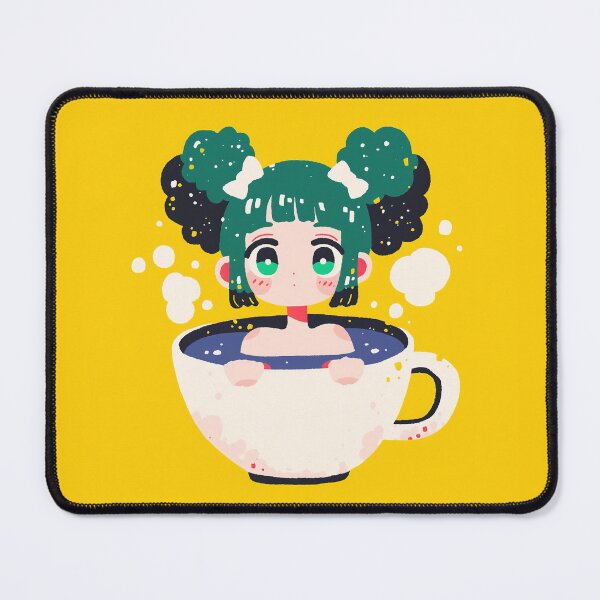 Item preview, Kawaii Chibi Girl in Teacup designed and sold by bubblegoth.