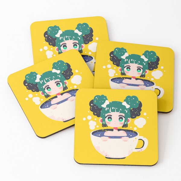 Item preview, Kawaii Chibi Girl in Teacup designed and sold by bubblegoth.