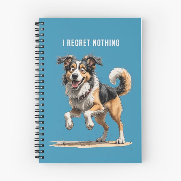 Item preview, I Regret Nothing – Scruffy Dog Illustration designed and sold by PAPIRO SIGLO XXI.