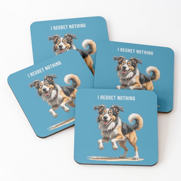 Item preview, I Regret Nothing – Scruffy Dog Illustration designed and sold by PAPIRO SIGLO XXI.