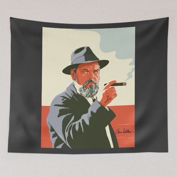Item preview, Orson Welles vintage poster– Classic Cinema Director Artistic Graphic designed and sold by paulo silveira.