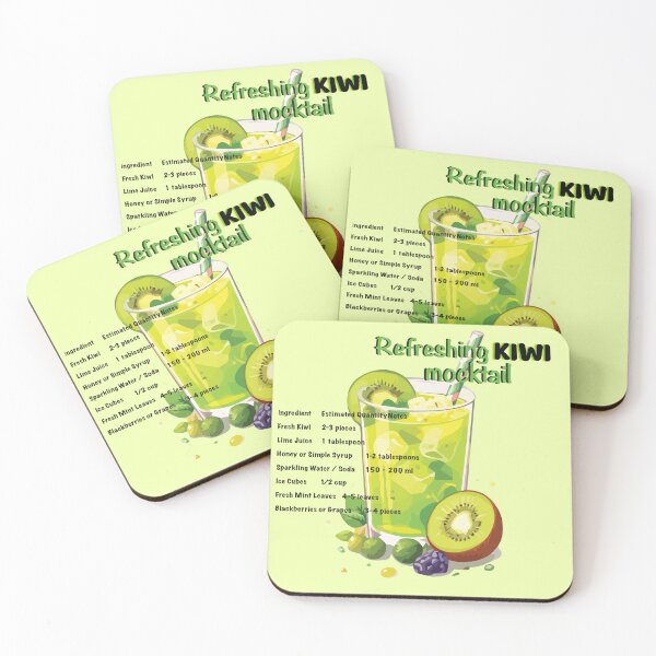 Artikelvorschau, Lebendige Kiwi-Sommer-Mocktail-Ästhetik entworfen und verkauft von CrazySweets.