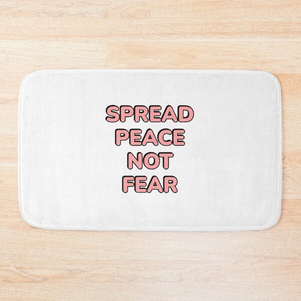 Item preview, SPREAD PEACE NOT FEAR - stop the war designed and sold by Inspirationmotivation.