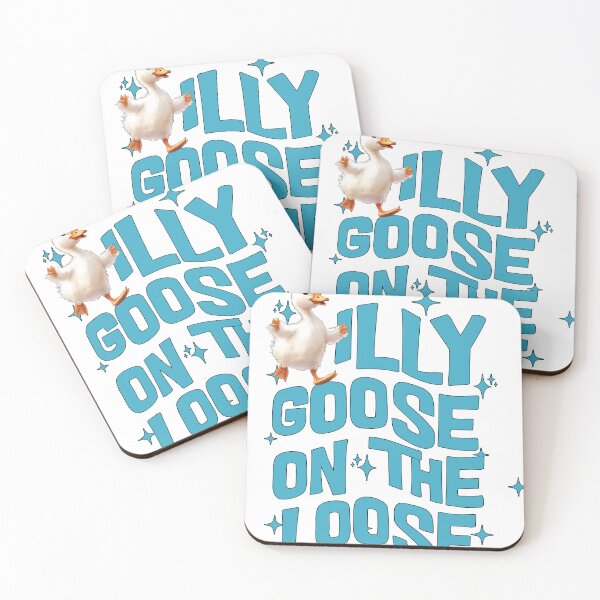 Item preview, Silly Goose On The Loose Cute Goose Illustration, Funny Whimsical Bird Art, Cottagecore Animal Design designed and sold by Winarrts.
