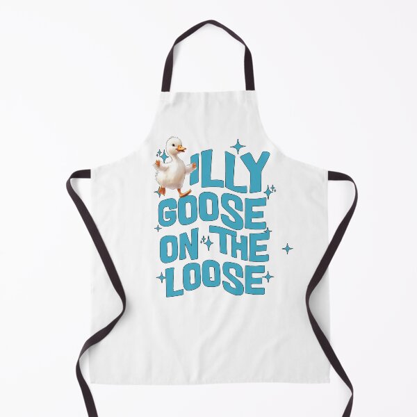 Item preview, Silly Goose On The Loose Cute Goose Illustration, Funny Whimsical Bird Art, Cottagecore Animal Design designed and sold by Winarrts.