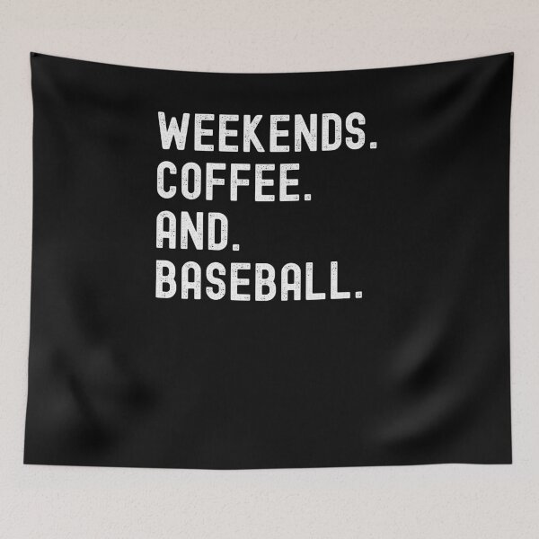 Item preview, Weekends Coffee And Baseball designed and sold by krystalRomanart.