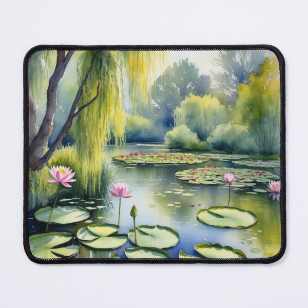 Item preview, Water lilies and weeping willows designed and sold by Kraftbaum.
