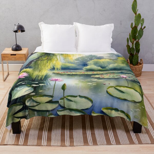 Item preview, Water lilies and weeping willows designed and sold by Kraftbaum.