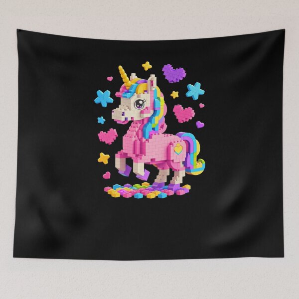 Item preview, Unicorn Lover Master Builder Building designed and sold by krystalRomanart.