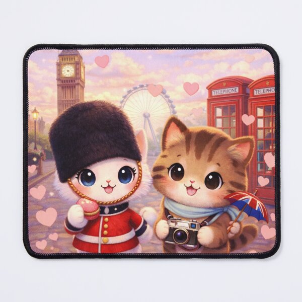 Item preview, Romantic London Cats - Big Ben Adventure. designed and sold by Lylysun.