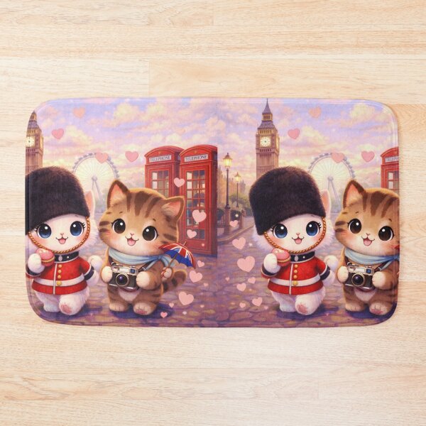Item preview, Romantic London Cats - Big Ben Adventure. designed and sold by Lylysun.