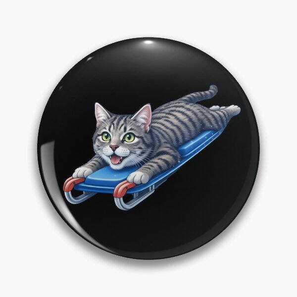 Item preview, Skeleton Luge Cat designed and sold by Classiccustoms.