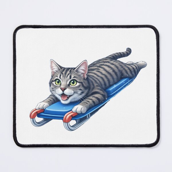 Item preview, Skeleton Luge Cat designed and sold by Classiccustoms.