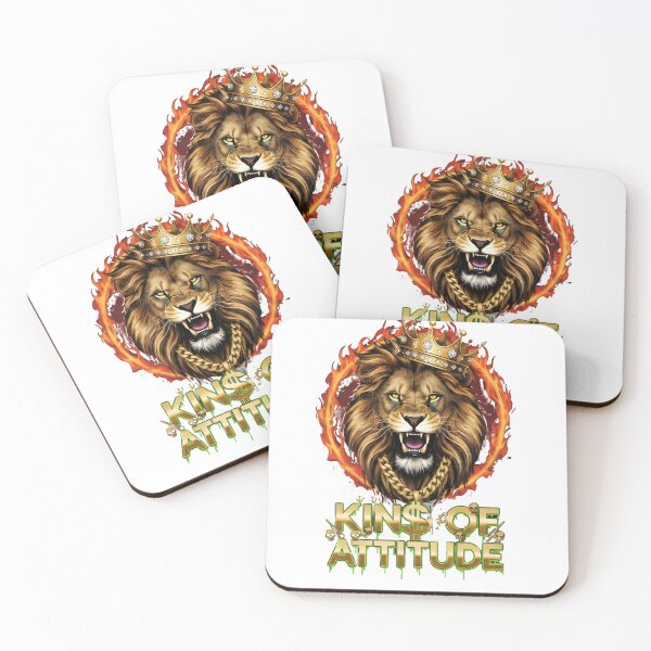 Item preview, King of Attitude Lion with Golden Crown designed and sold by RickyStick.