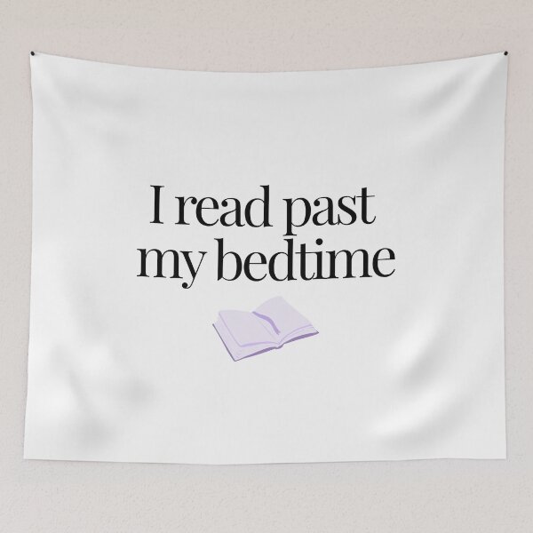 Item preview, I Read Past My Bedtime Book Lover Gift Sticker designed and sold by ade-datt.