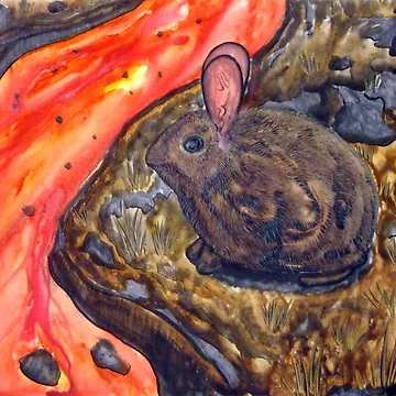 Artwork thumbnail, Volcano Rabbit by AbomProd