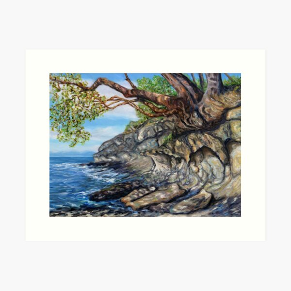 Sea and Shore Art Print