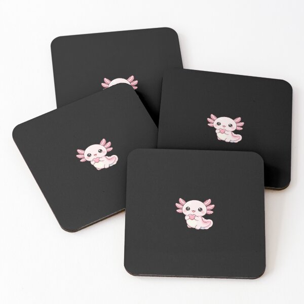 Item preview, Cute Axolotl Mascot Kawaii Vector Illustration Pastel Color Clean Line Art Axolotl Design for Stickers and Apparel designed and sold by OnPointOutfits.