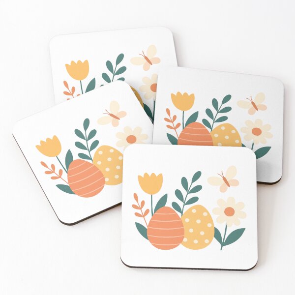 Item preview, Aesthetic Easter Eggs & Wildflowers - Pastel Spring Floral designed and sold by Hydravisions.