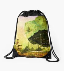 merry go round Drawstring Bag