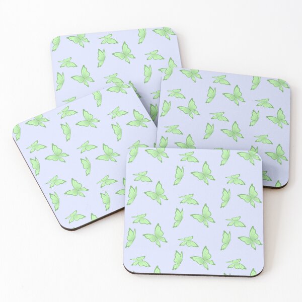 Item preview, Butterflies 2 (Green Pastel) designed and sold by LoreliNLi.