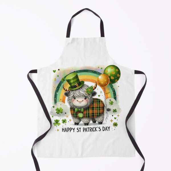 Item preview, St. Patrick’s Day Plaid Cow designed and sold by All About DigiCraft by Fedelina.
