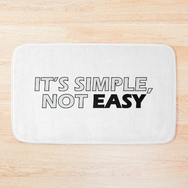 Item preview, It's Simple, not easy designed and sold by Positive Mindzet!.