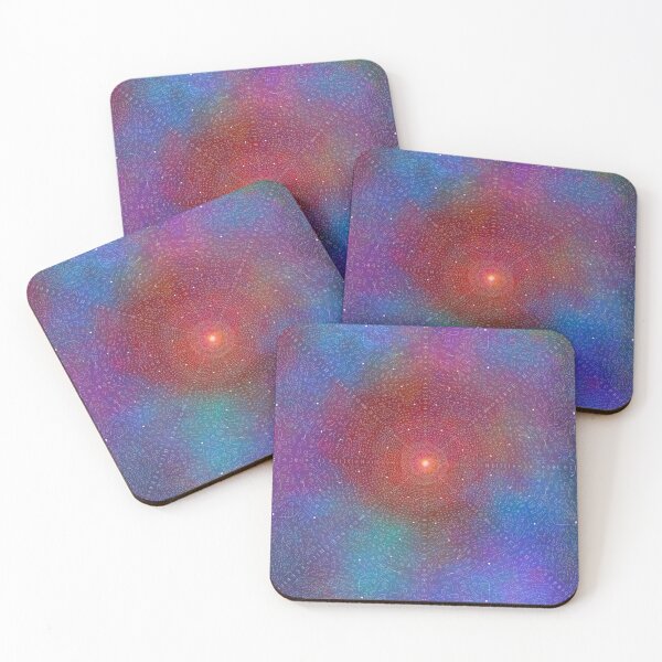 Item preview, Alien Message Galaxy - Cosmic Symbol Mandala Art designed and sold by MayDodo.