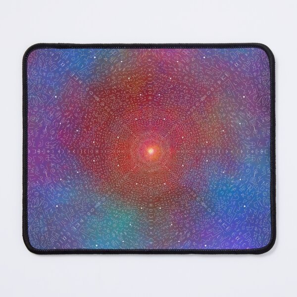 Item preview, Alien Message Galaxy - Cosmic Symbol Mandala Art designed and sold by MayDodo.