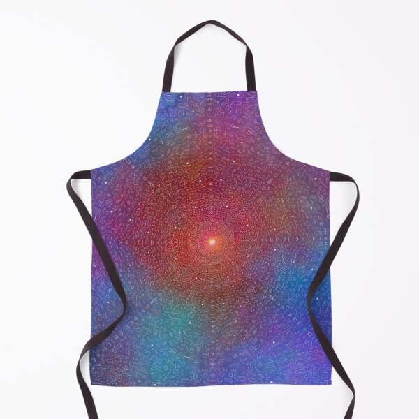 Item preview, Alien Message Galaxy - Cosmic Symbol Mandala Art designed and sold by MayDodo.