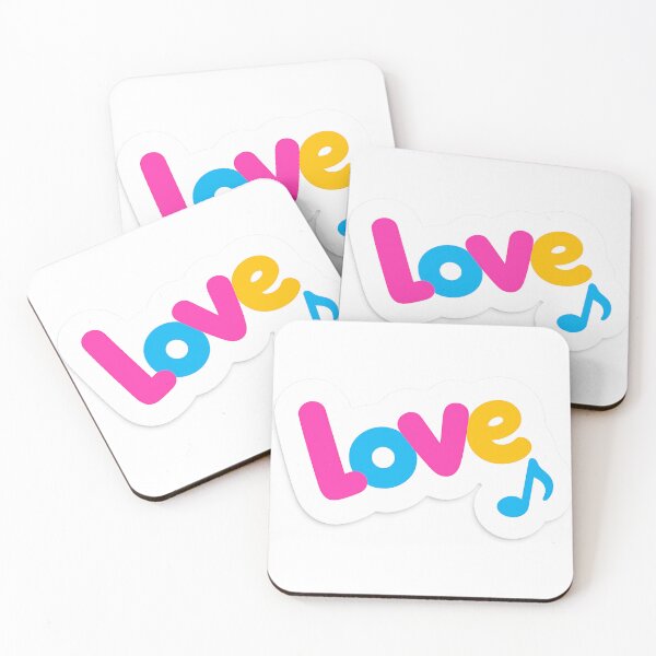 Item preview, Love Music Cute Typography Sticker | Colorful Music Lover Design designed and sold by Snapystyle.