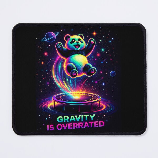 Item preview, Gravity Buster – Neon Panda in Space designed and sold by Dogandesighn.