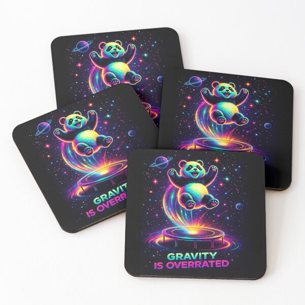 Item preview, Gravity Buster – Neon Panda in Space  designed and sold by Dogandesighn.