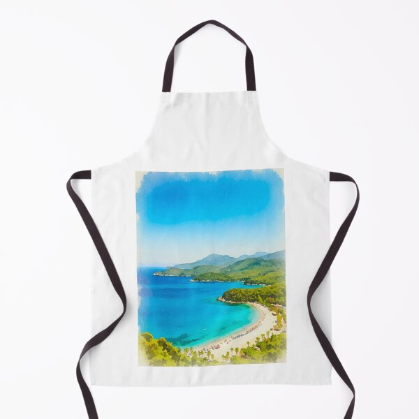Item preview, Ölüdeniz Blue Lagoon - Vertical Aerial View designed and sold by TheDesignDen21.