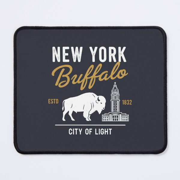 Item preview, Buffalo NY Retro Skyline Cityscape Landscape designed and sold by HowToCanadian.