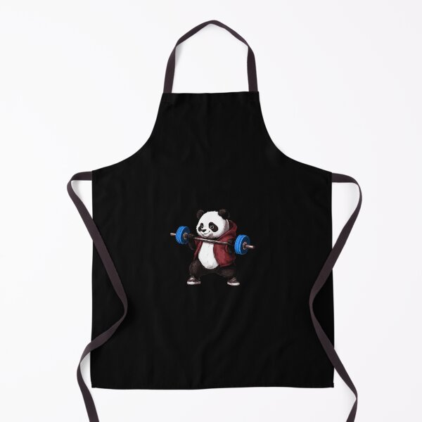 Item preview, Panda with barbell designed and sold by Soulskier.