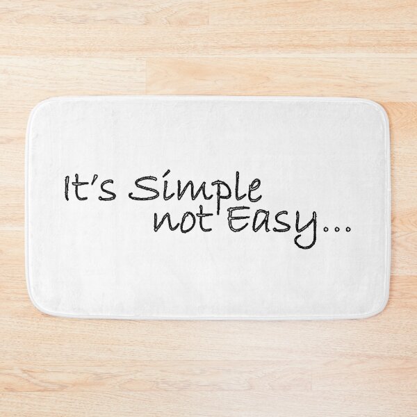 Item preview, It's Simple not Easy... designed and sold by Positive Mindzet!.
