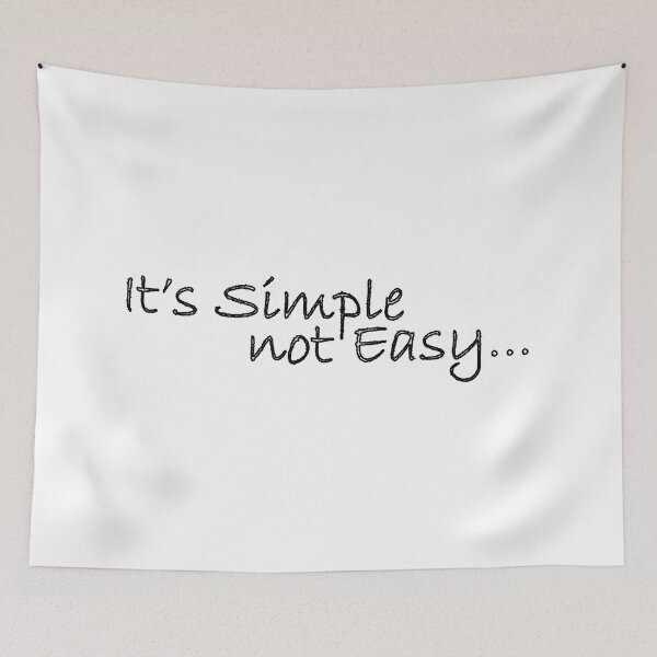 Item preview, It's Simple not Easy... designed and sold by Positive Mindzet!.