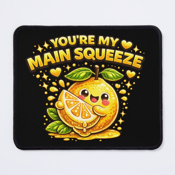 Item preview, You’re My Main Squeeze Lemon Pun Shirt designed and sold by Papier Atelier Art.